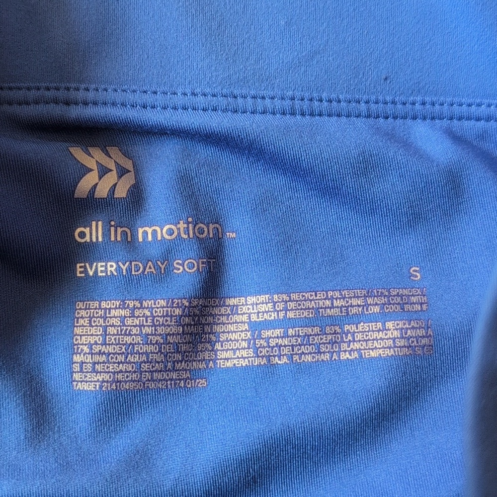 All In Motion Blue Athletic Everyday Soft Skort Size Small - Picture 2 of 5